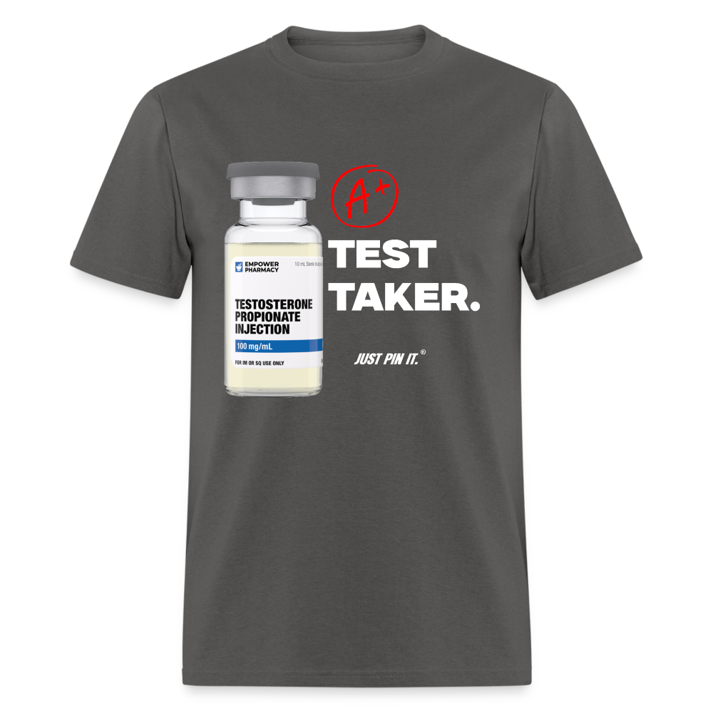 Test Taker T-Shirt - charcoal