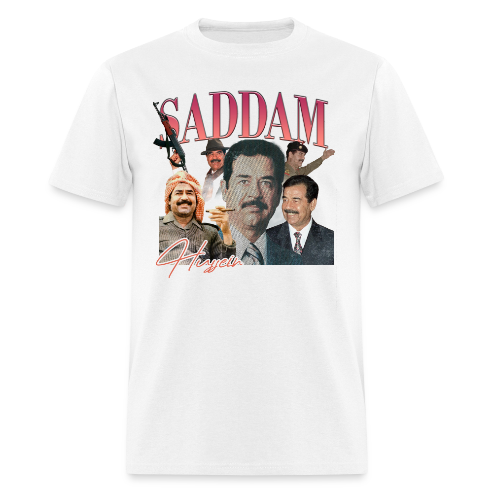 Saddam Tee - white