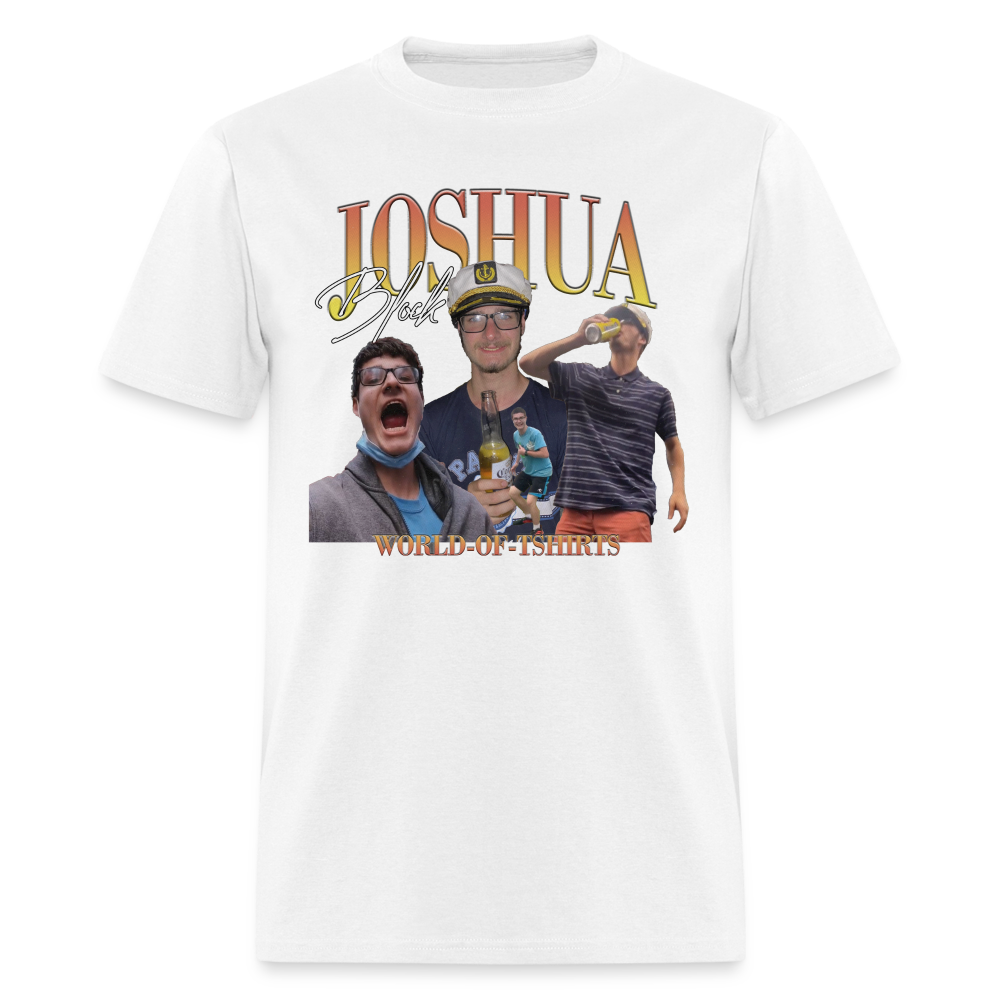 Joshua Block Tee - white