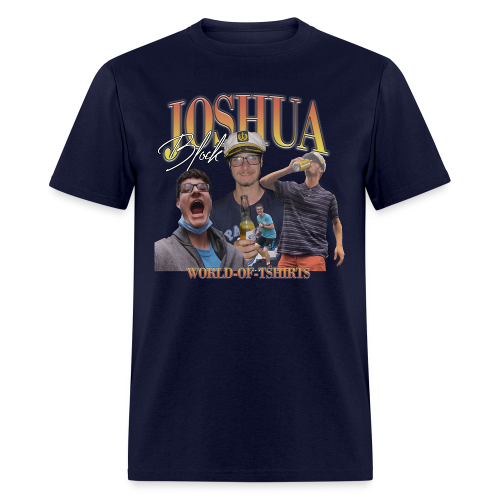 Joshua Block Tee - navy