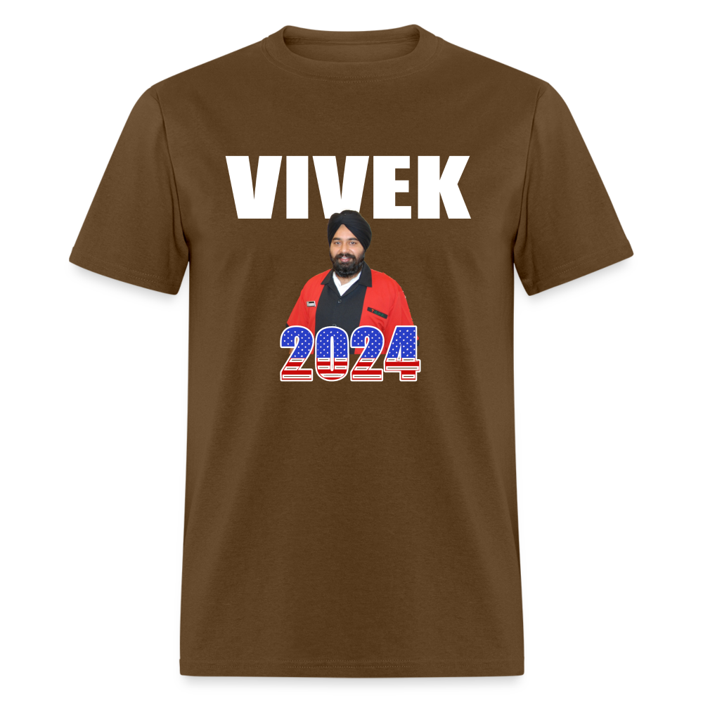 Vivek Campain Tee - brown