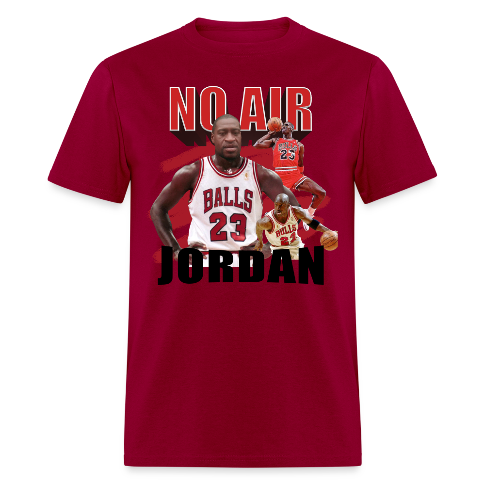 "No Air" T-Shirt - dark red