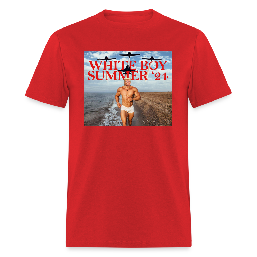 White Boy Summer T-Shirt - red