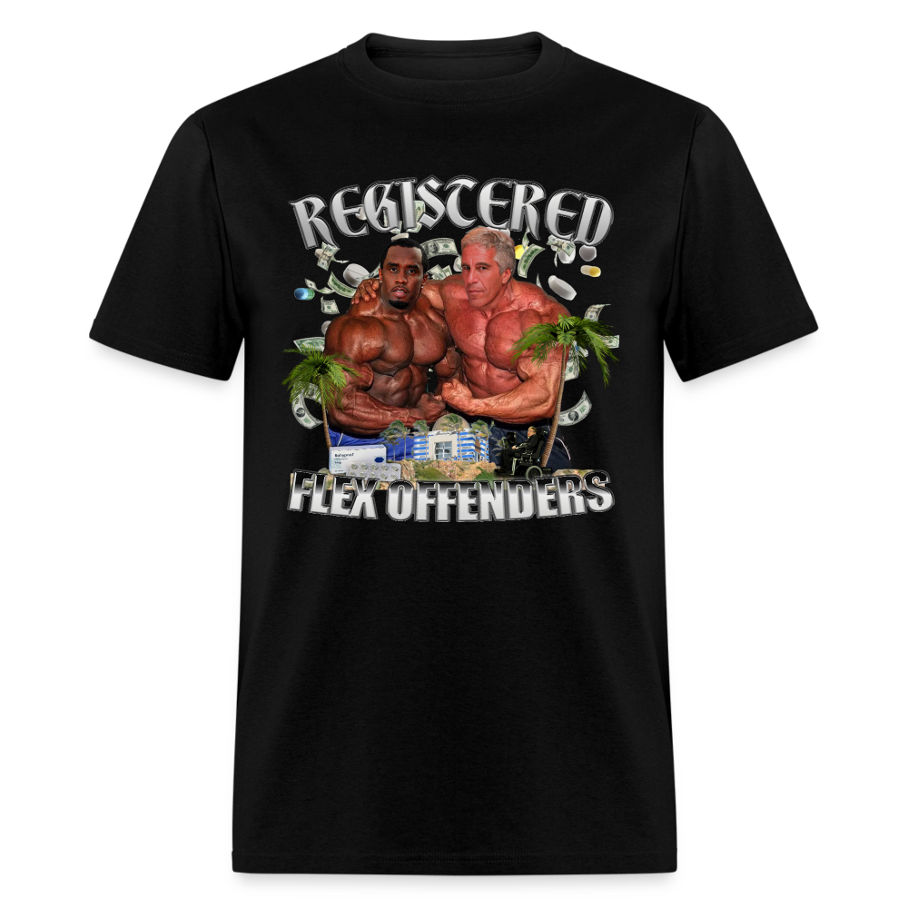 Registered Flex Offenders T-Shirt - black