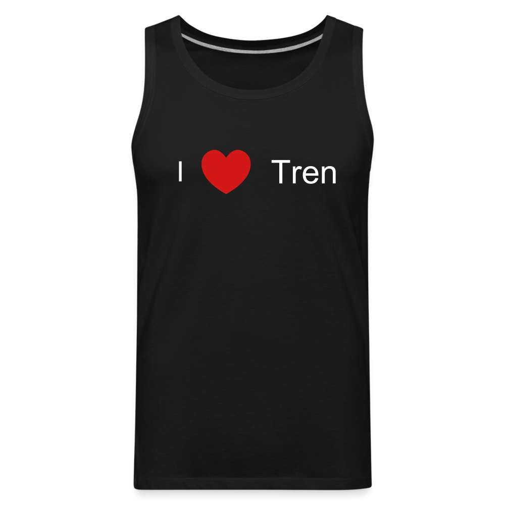 I Love Tren Tank - black