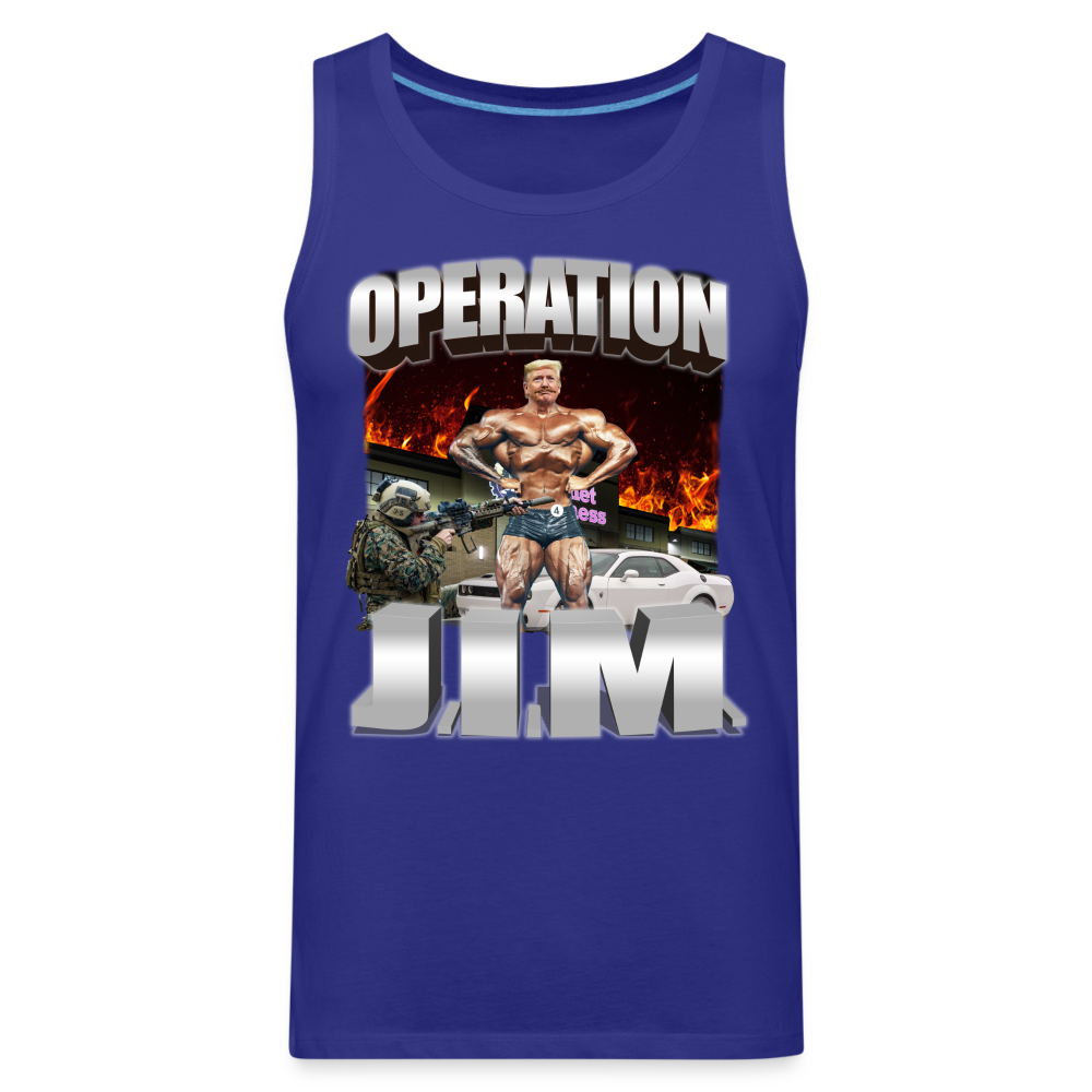 Operation J.I.M. Tank - royal blue