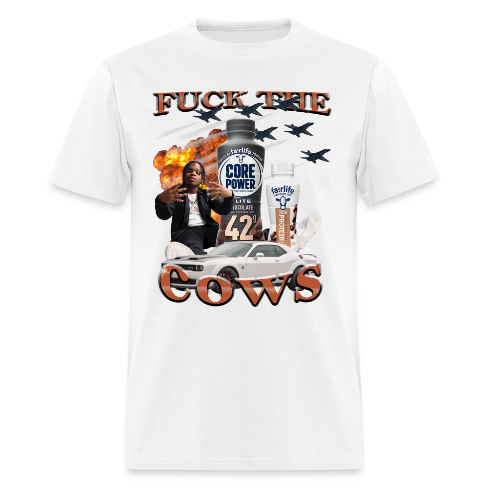 Fuck The Cows - white