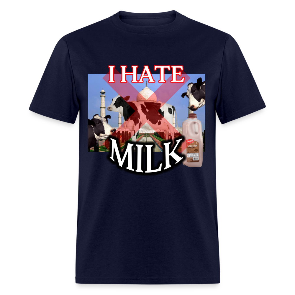 I Hate Milk T-Shirt - navy