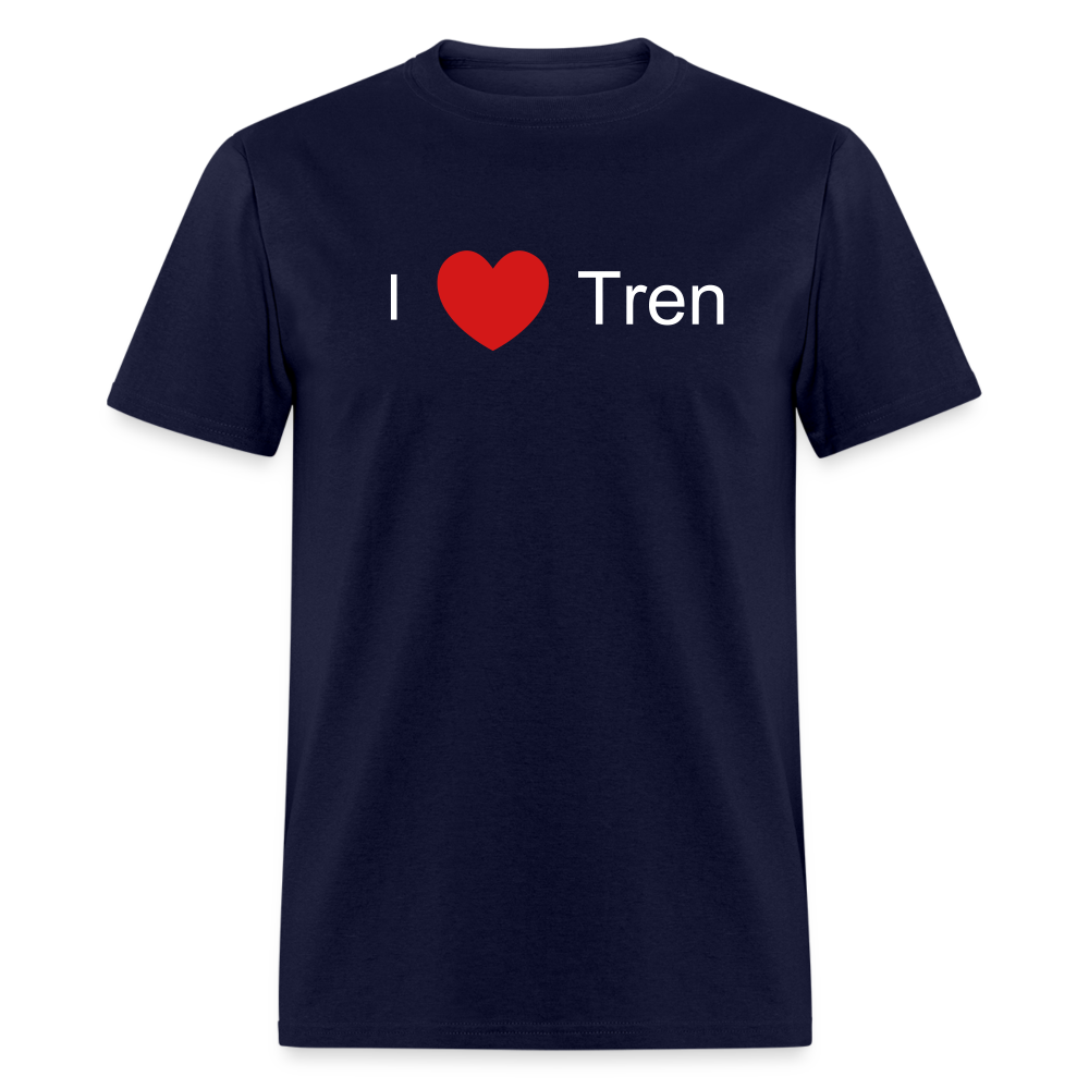 I love Tren - navy