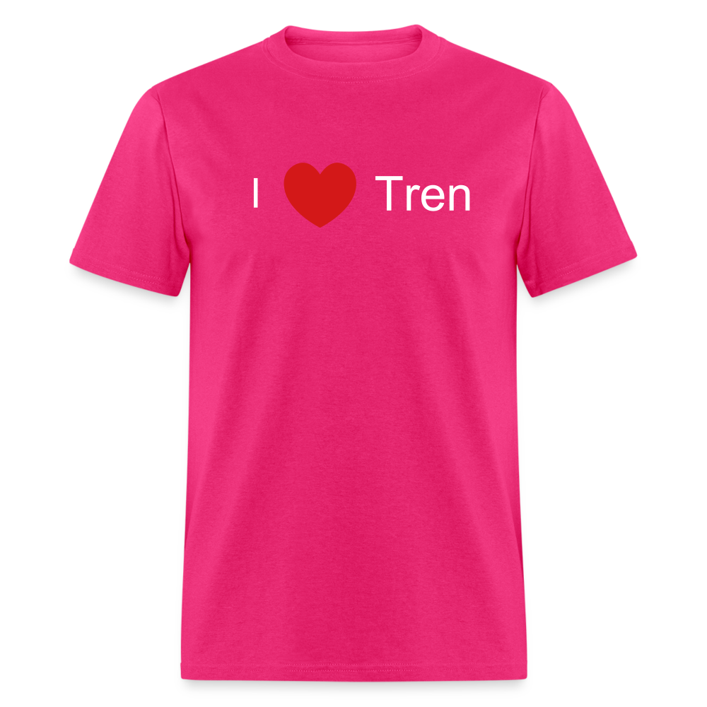 I love Tren - fuchsia